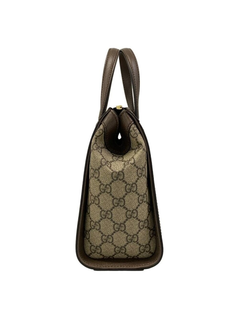 Gucci Handbag Ophidia GG Small Tote Beige Dark Brown Multi Leather - Picture 4 of 15